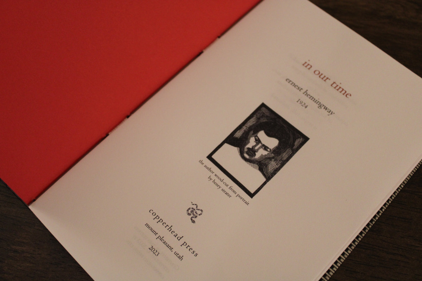 In Our Time (1925) Clothbound Edition