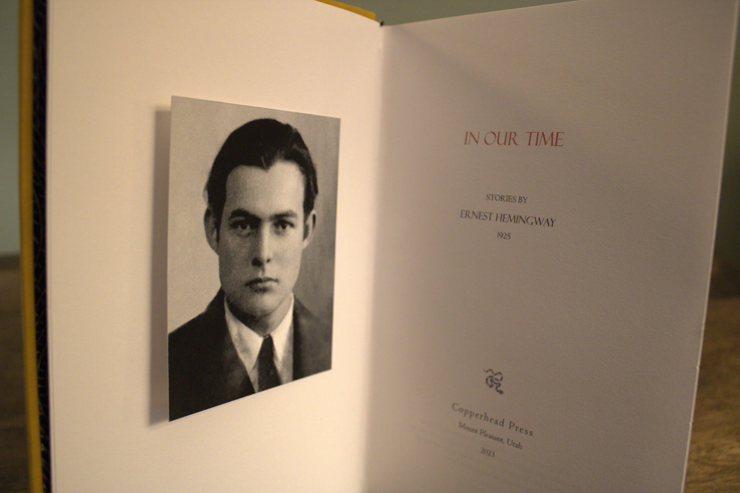 In Our Time (Lettered Edition)