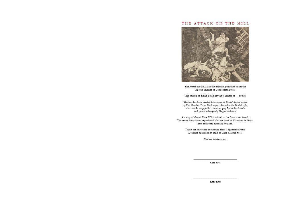 The Attack on the Mill - Apertio I