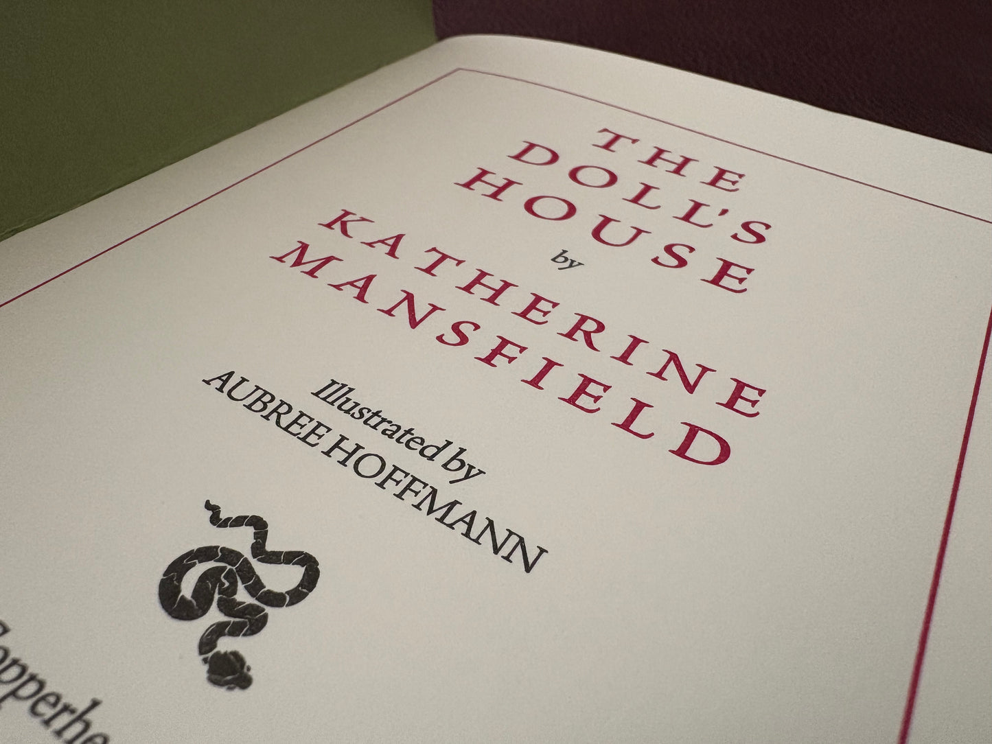 The Doll's House by Katherine Mansfield