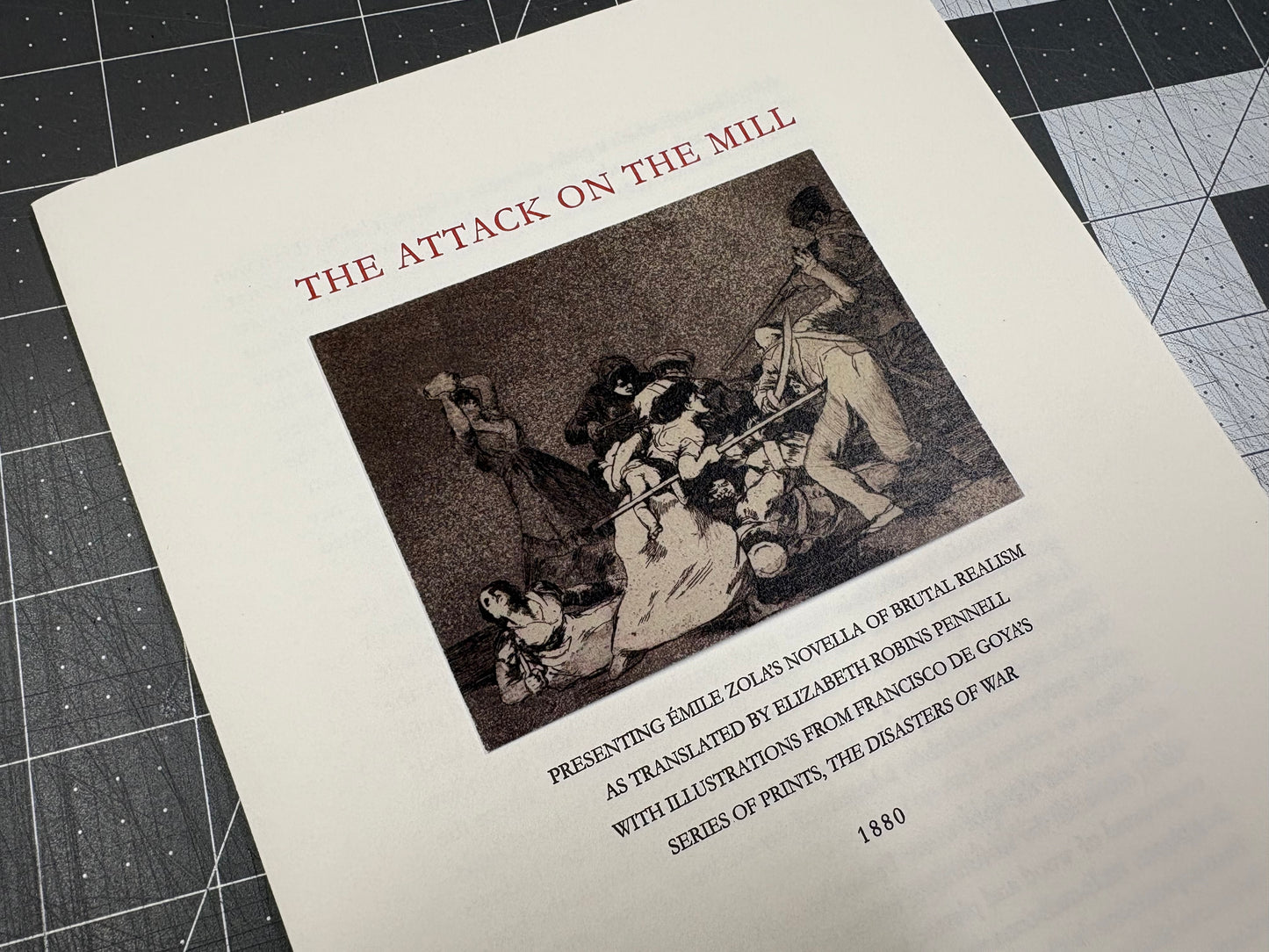 The Attack on the Mill — Prospectus