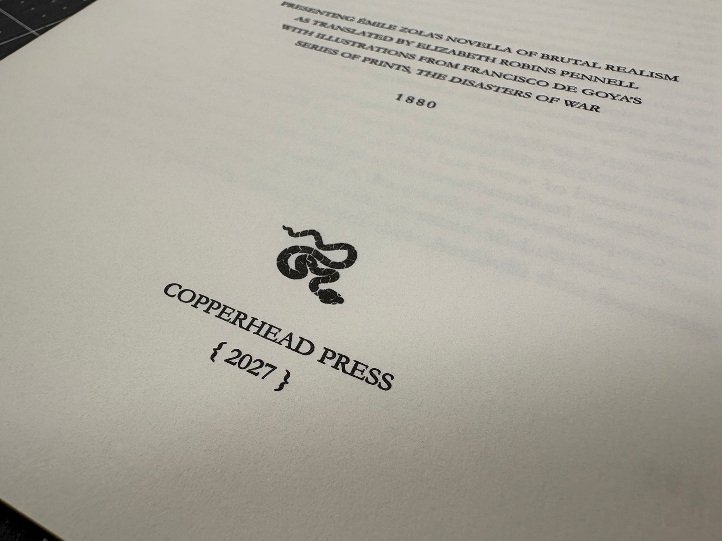The Attack on the Mill — Prospectus