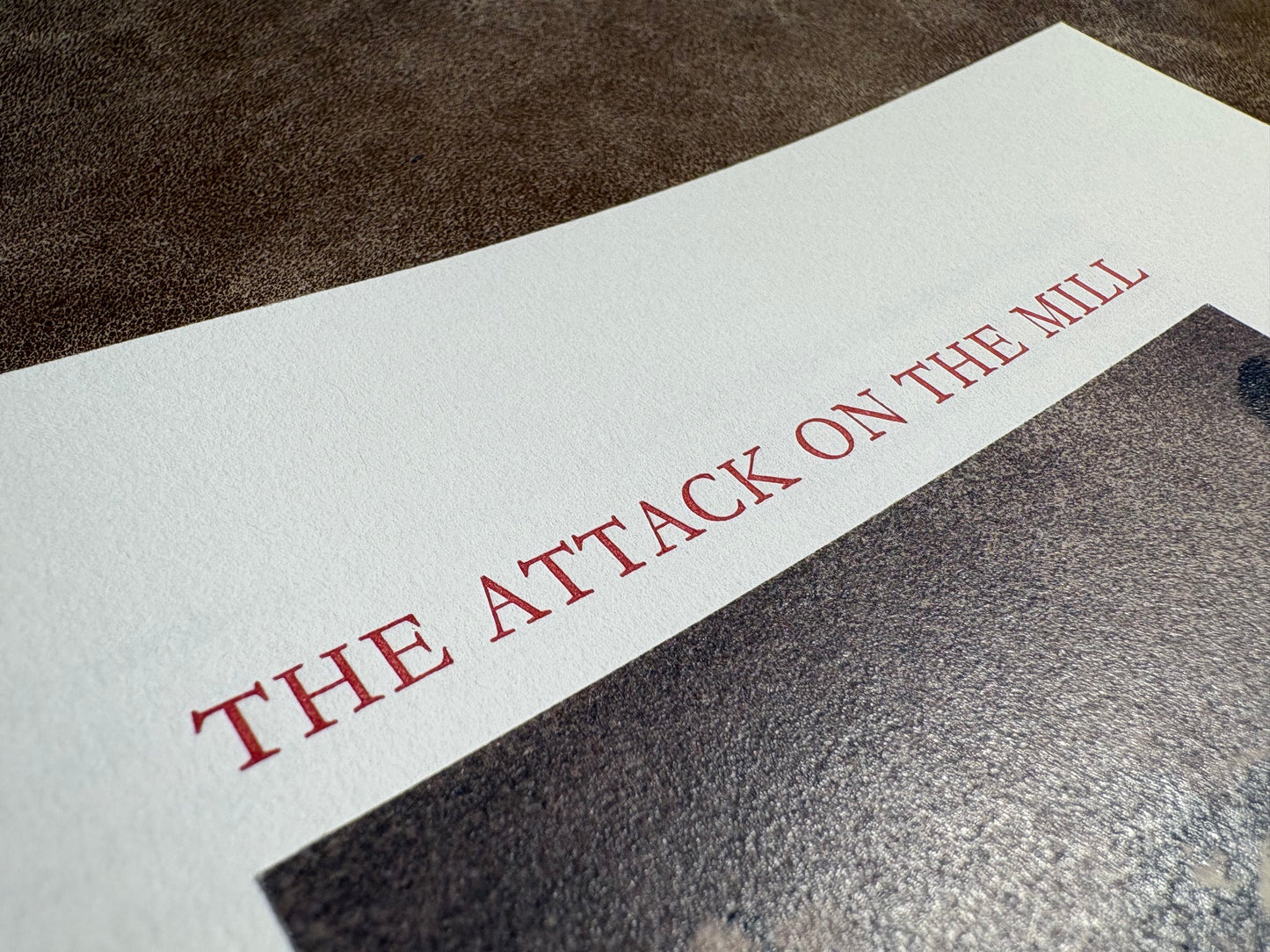 The Attack on the Mill - Apertio I