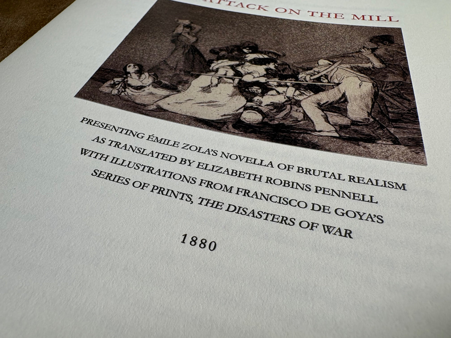 The Attack on the Mill - Apertio I
