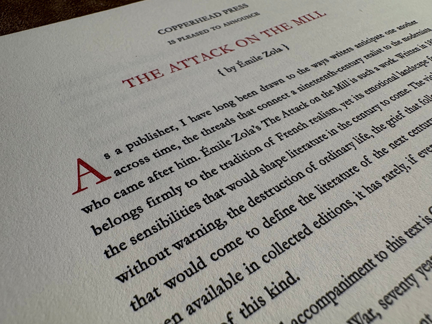 The Attack on the Mill - Apertio I
