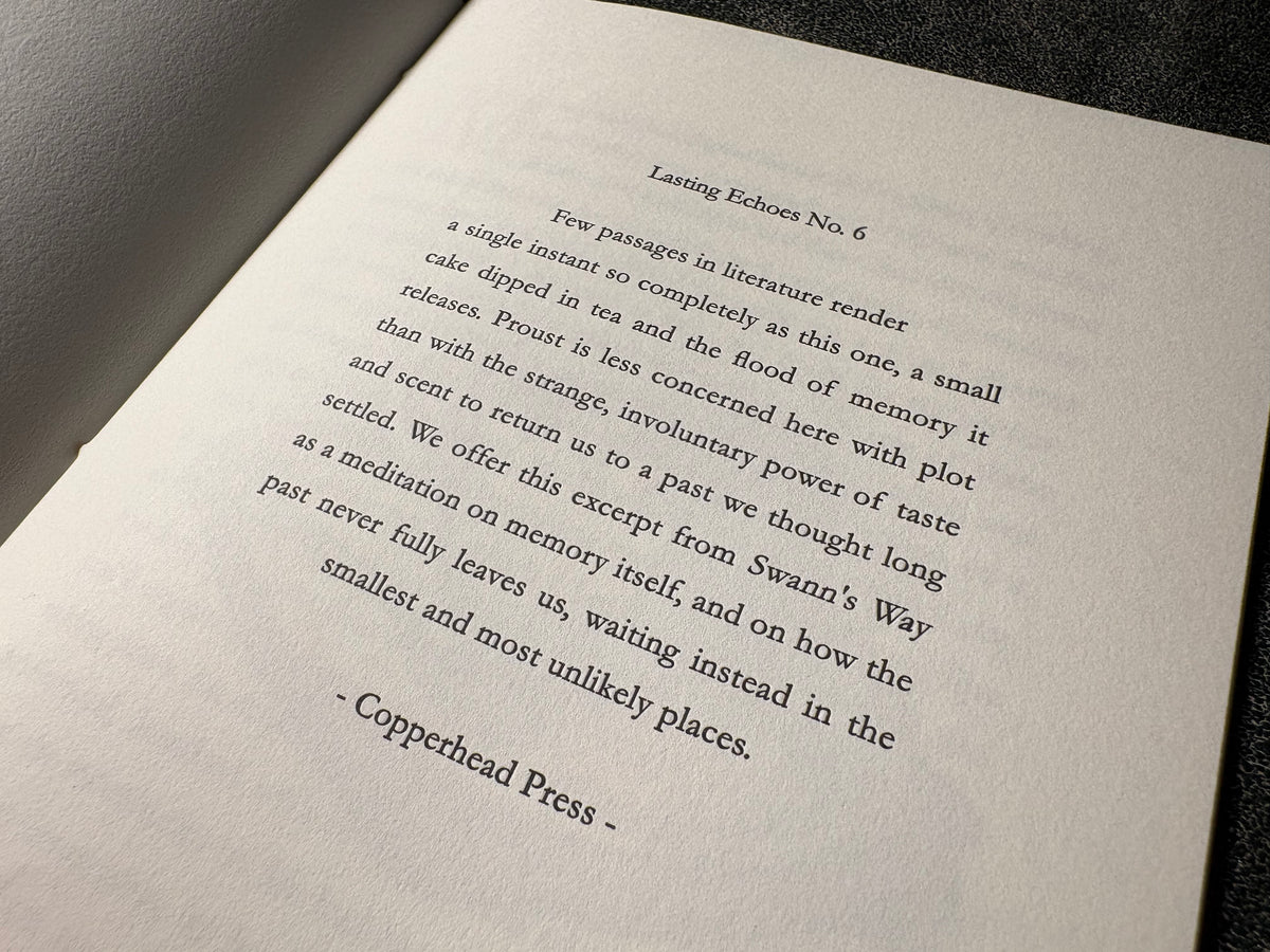 The Madeleine, Lasting Echoes No. 6 — Marcel Proust
